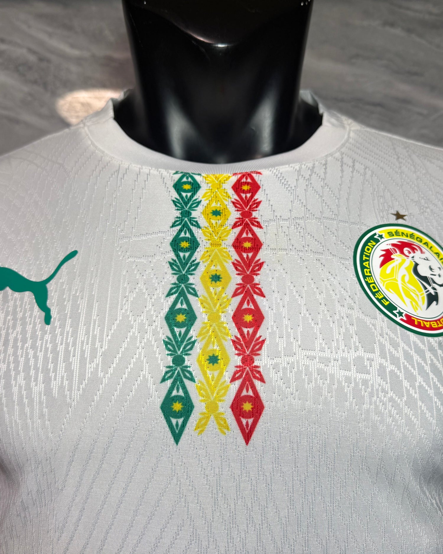 Maillot Senegal Domicile Blanc CAN 2025/2026 Version Match