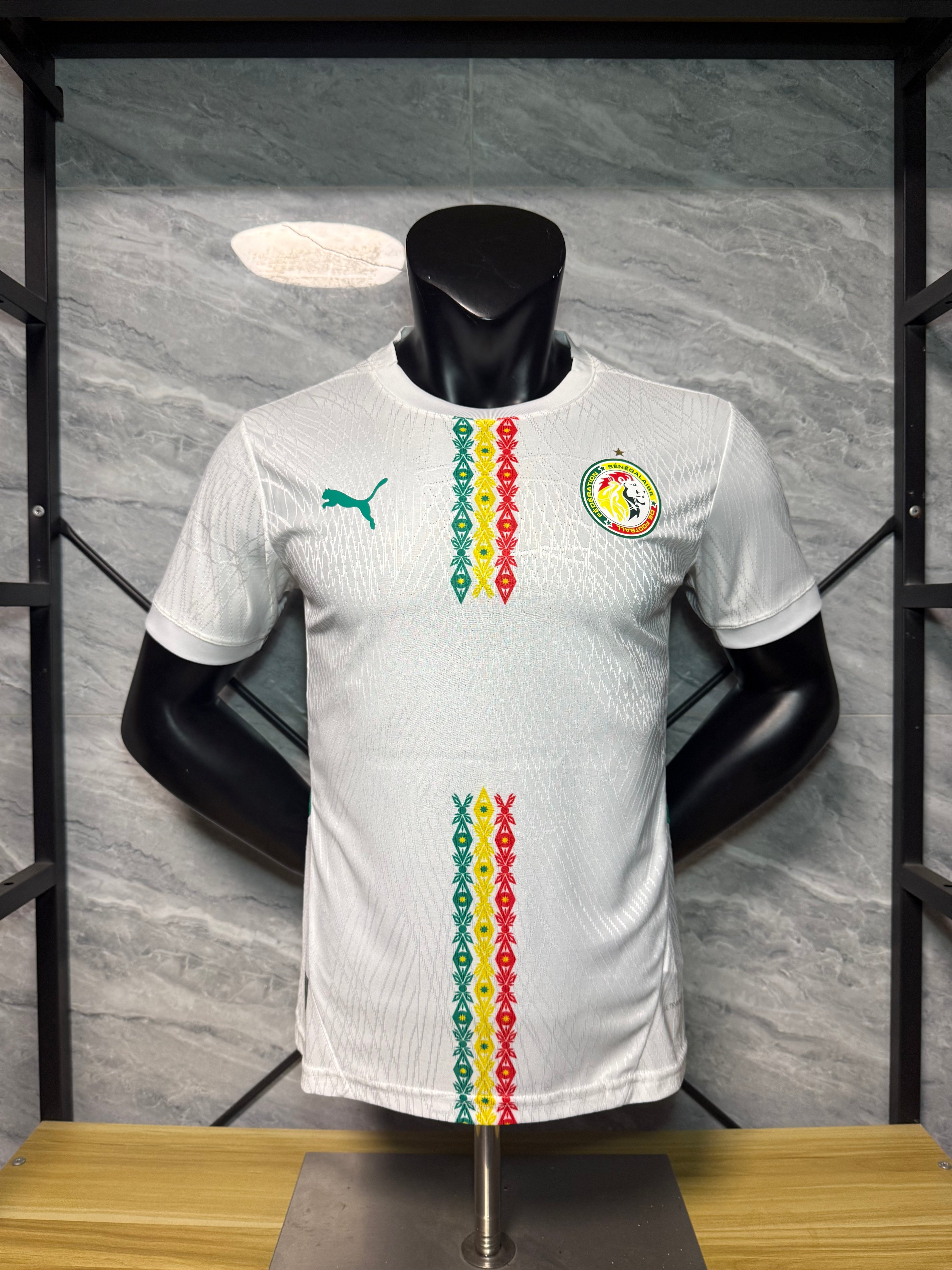 Maillot Senegal Domicile Blanc CAN 2025/2026 Version Match