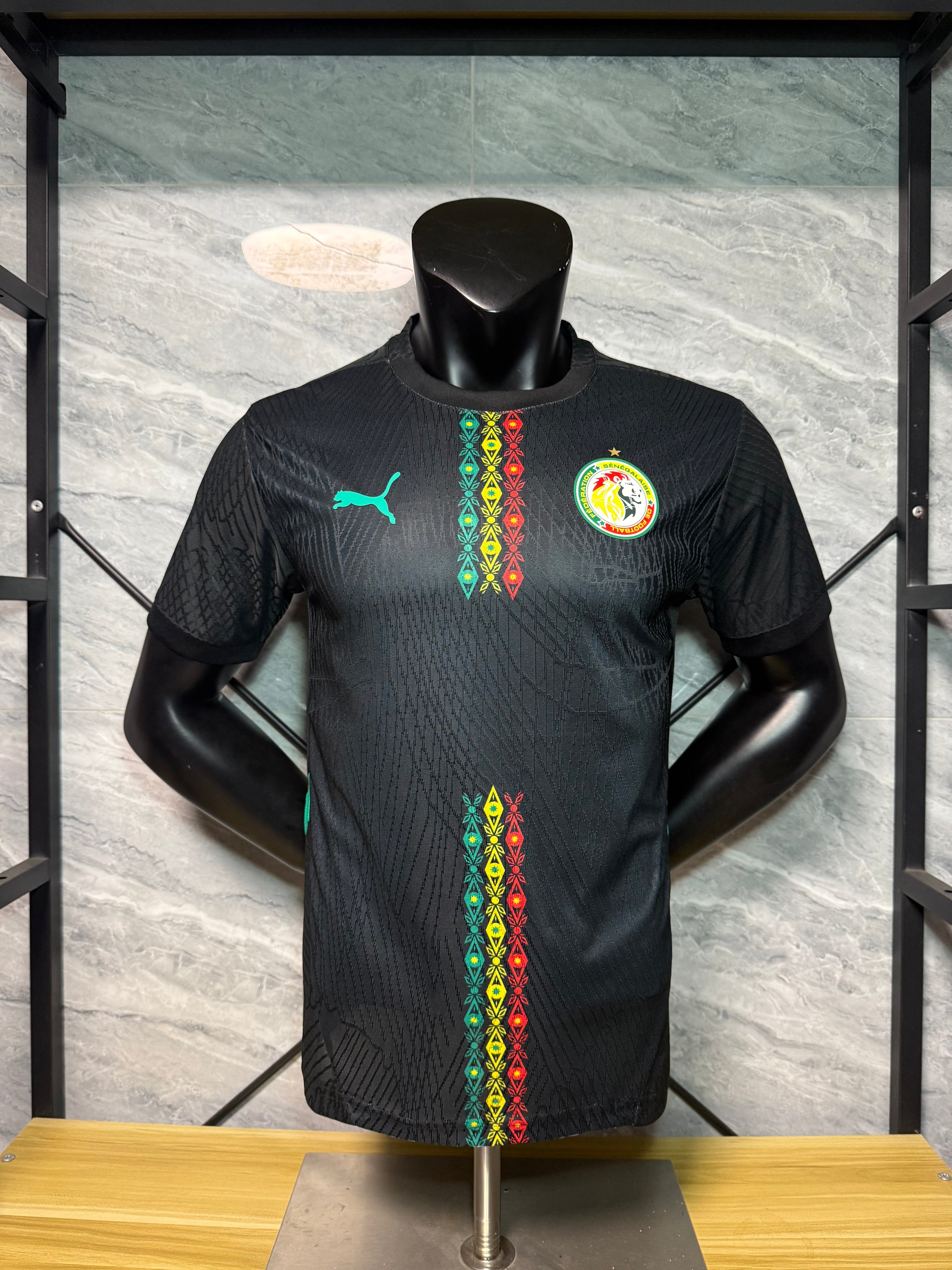 Maillot Senegal Third Noir CAN 2025/2026 Version Match