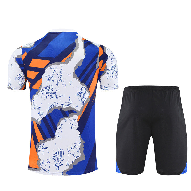 Maillot Short Training Real Madrid Bleu/Blanc Homme/Enfant 2025-2026 | Foot Sport