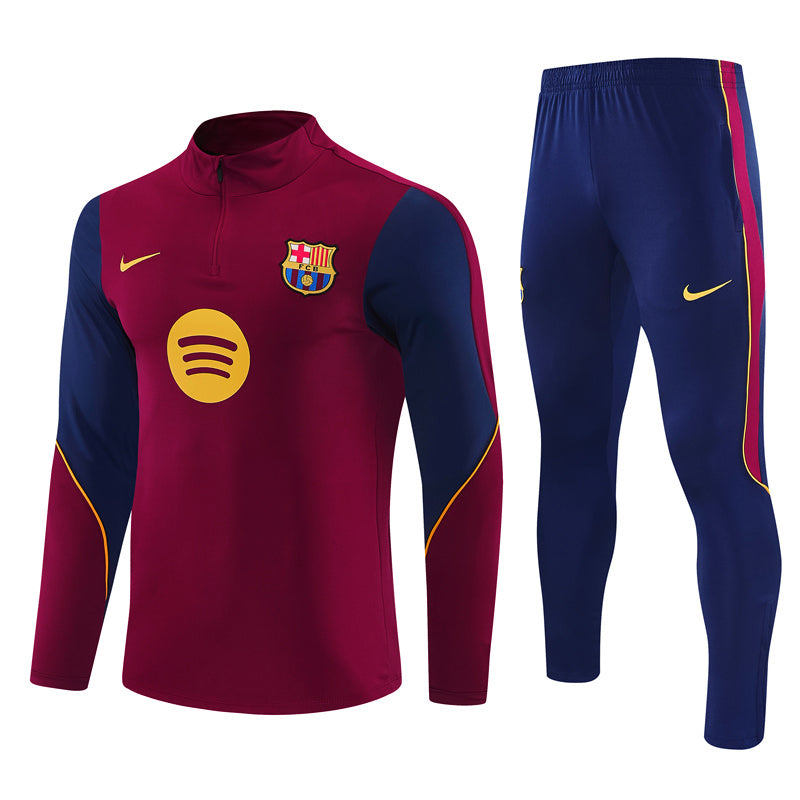 survetement-barcelone-training-homme-enfant-2026-2027-rouge