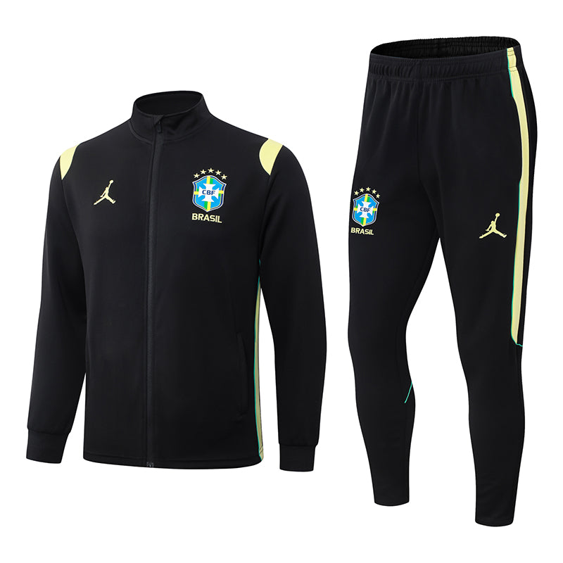 survetement-bresil-veste-noir-homme-enfant-2026-2027