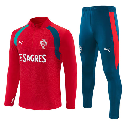 survetement-portugal-rouge-training-homme-enfant-2026-2027