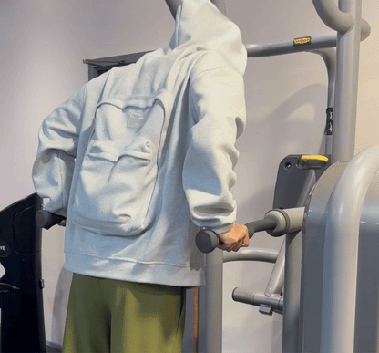 Sweat à Capuche avec Sac à Dos Intégré – Pratique pour Voyager