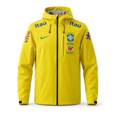 Veste Bresil Sanziro Itau Braziro Jacket Jaune - Foot Sport