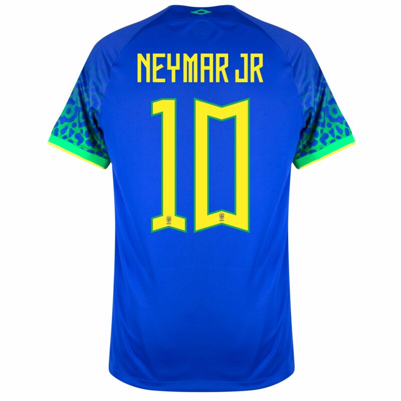 Maillot Domicile Kit Brésil 2022 Enfant - Neymar JR 10 - Fort Maillot