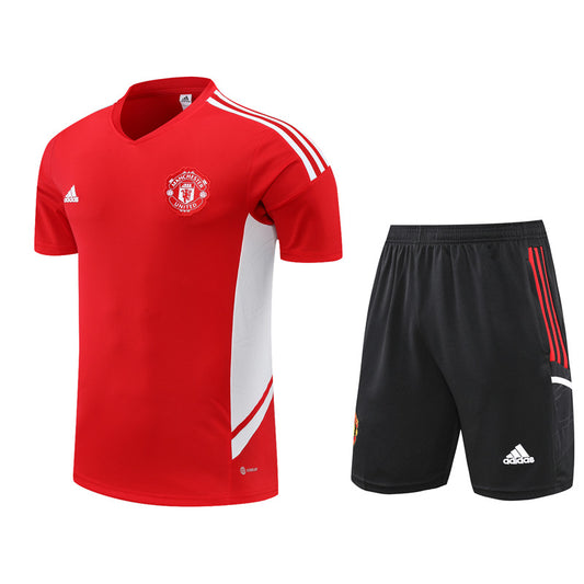 Maillot-Short-Pre-Match-Manchester-United-Rouge-Homme-2022